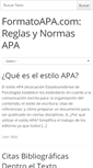 Mobile Screenshot of formatoapa.com